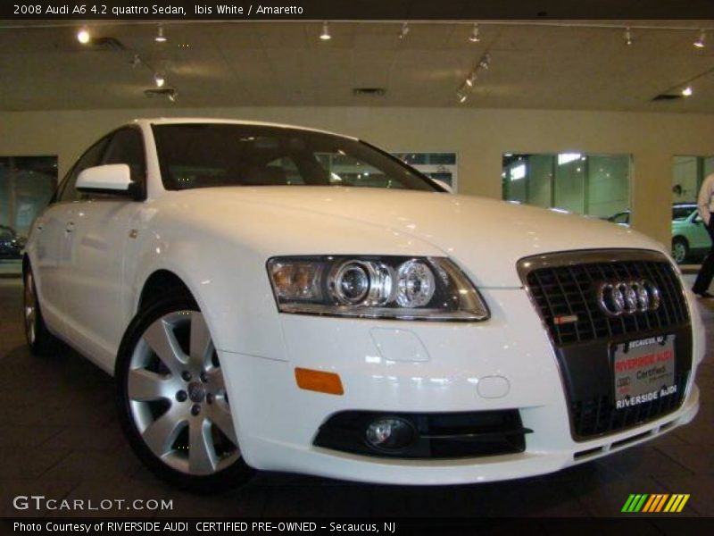 Ibis White / Amaretto 2008 Audi A6 4.2 quattro Sedan