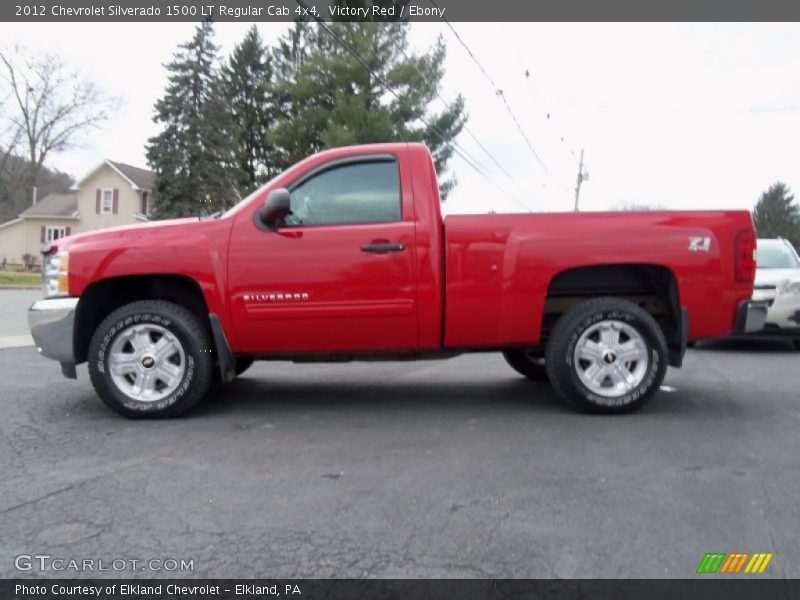 Victory Red / Ebony 2012 Chevrolet Silverado 1500 LT Regular Cab 4x4