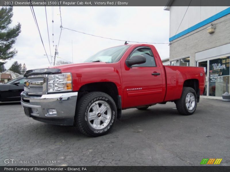 Victory Red / Ebony 2012 Chevrolet Silverado 1500 LT Regular Cab 4x4