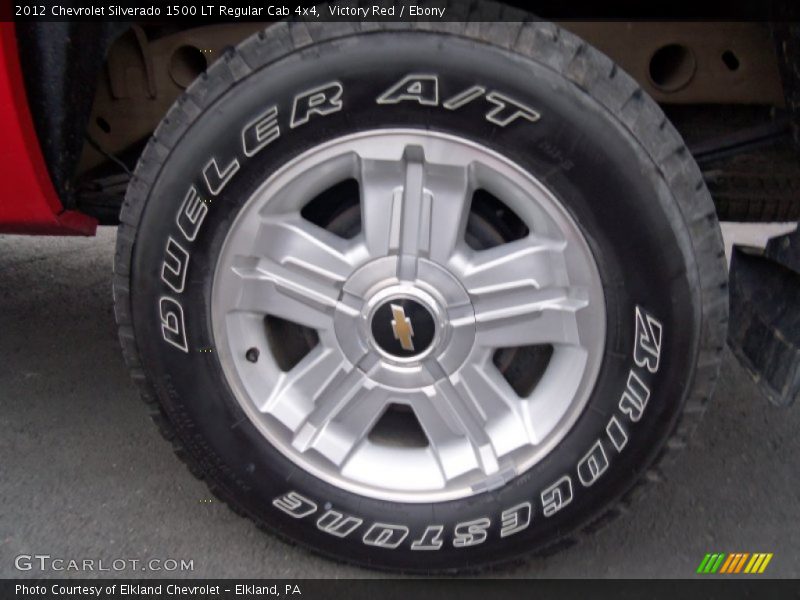 Victory Red / Ebony 2012 Chevrolet Silverado 1500 LT Regular Cab 4x4