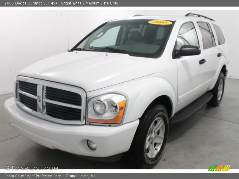 Bright White / Medium Slate Gray 2005 Dodge Durango SLT 4x4