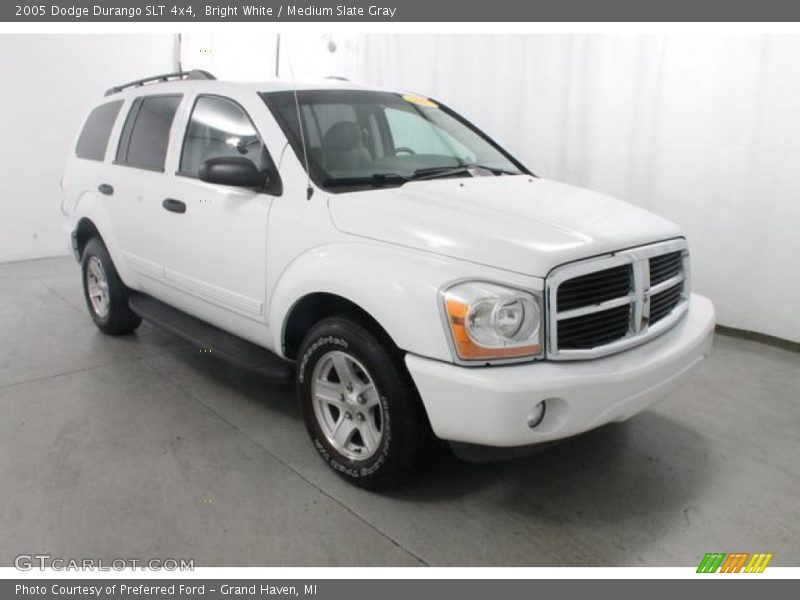 Bright White / Medium Slate Gray 2005 Dodge Durango SLT 4x4
