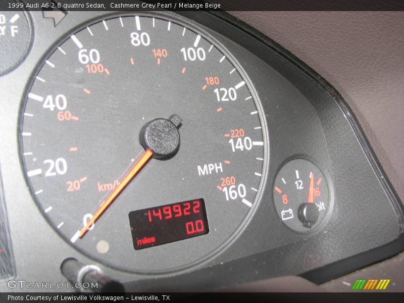 Cashmere Grey Pearl / Melange Beige 1999 Audi A6 2.8 quattro Sedan