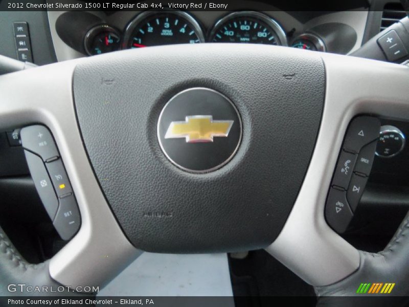 Victory Red / Ebony 2012 Chevrolet Silverado 1500 LT Regular Cab 4x4