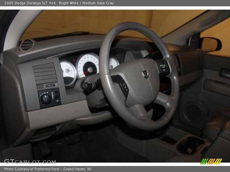 Bright White / Medium Slate Gray 2005 Dodge Durango SLT 4x4