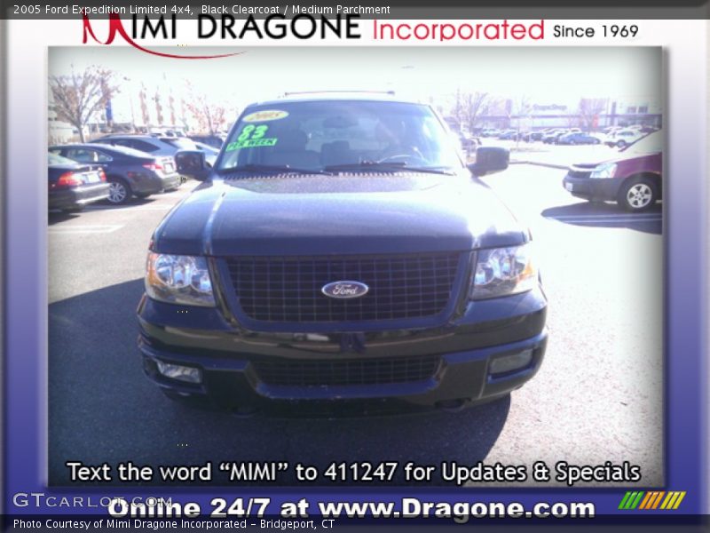 Black Clearcoat / Medium Parchment 2005 Ford Expedition Limited 4x4