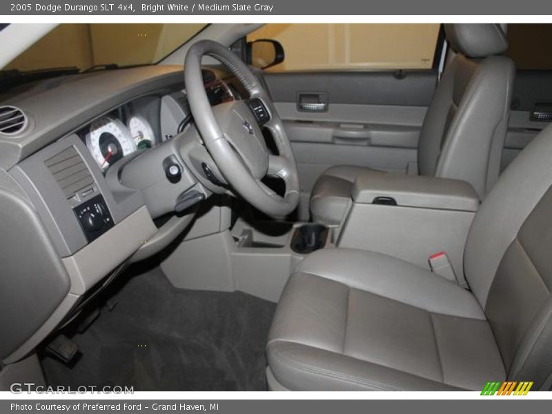 Bright White / Medium Slate Gray 2005 Dodge Durango SLT 4x4