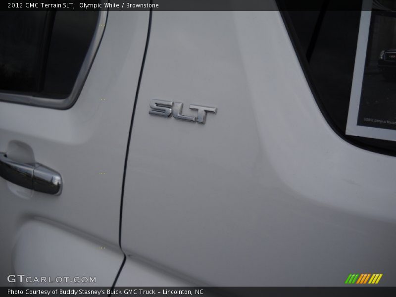 Olympic White / Brownstone 2012 GMC Terrain SLT