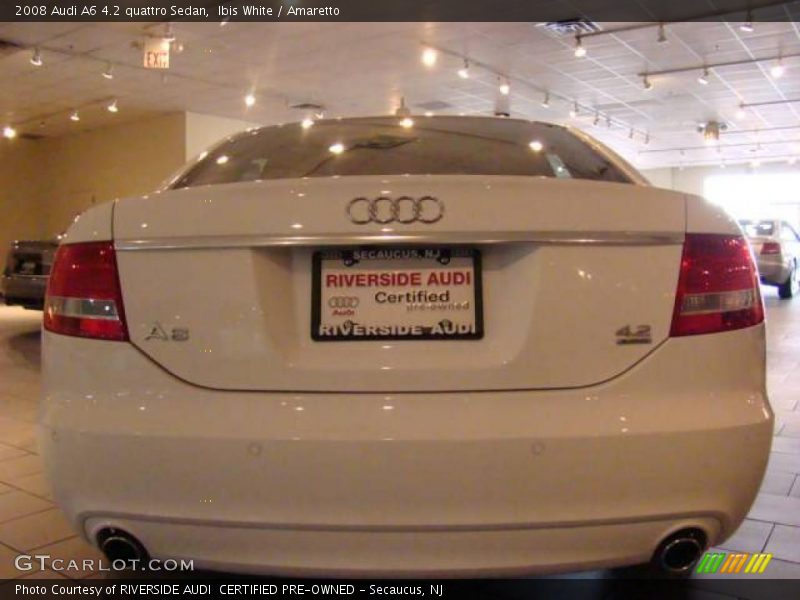 Ibis White / Amaretto 2008 Audi A6 4.2 quattro Sedan