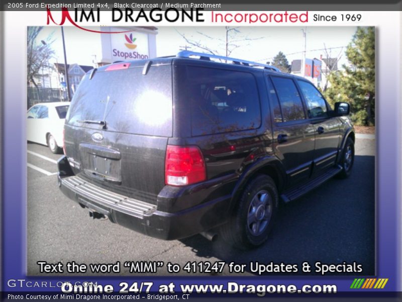 Black Clearcoat / Medium Parchment 2005 Ford Expedition Limited 4x4
