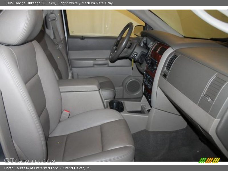 Bright White / Medium Slate Gray 2005 Dodge Durango SLT 4x4