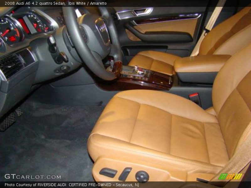 Ibis White / Amaretto 2008 Audi A6 4.2 quattro Sedan