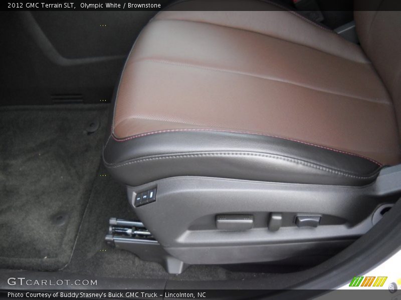 Olympic White / Brownstone 2012 GMC Terrain SLT