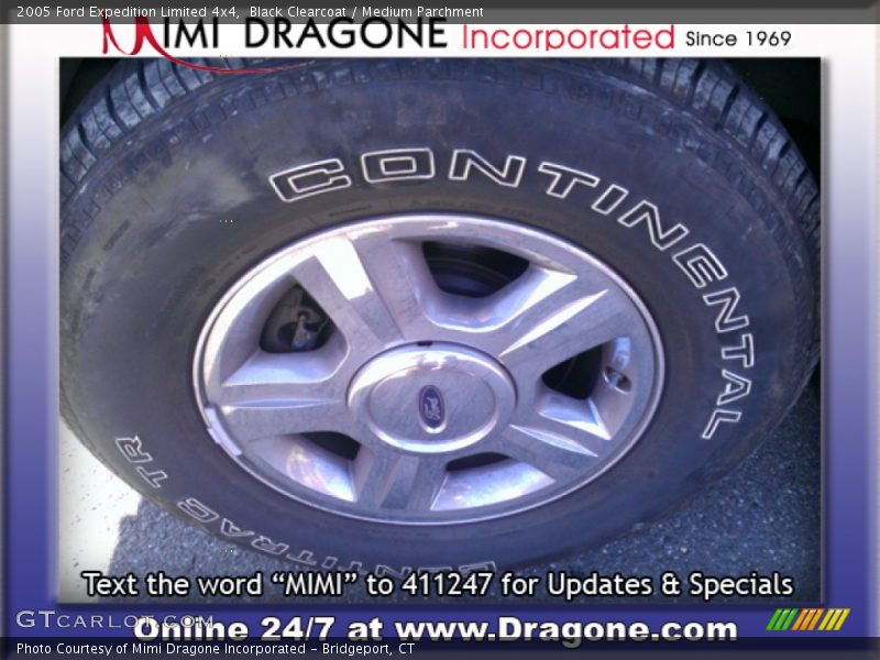 Black Clearcoat / Medium Parchment 2005 Ford Expedition Limited 4x4