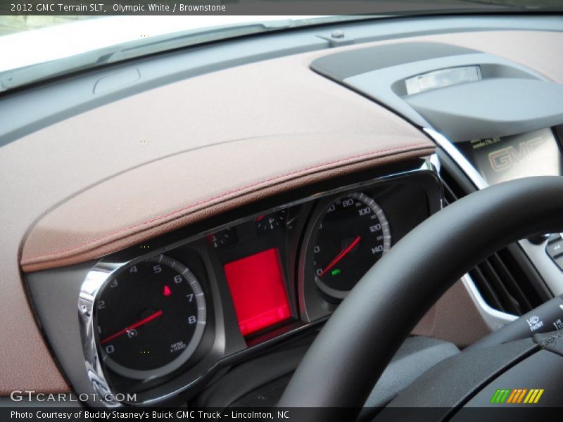 Olympic White / Brownstone 2012 GMC Terrain SLT