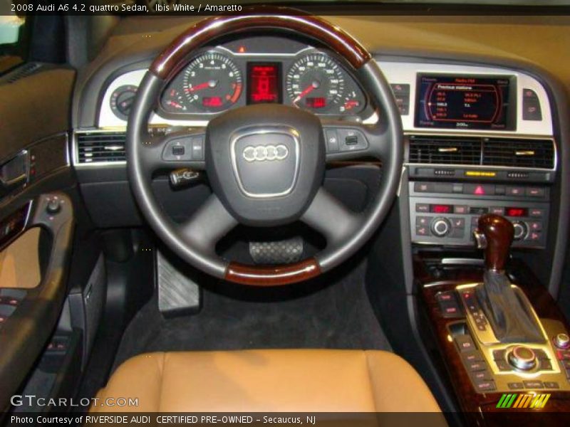 Ibis White / Amaretto 2008 Audi A6 4.2 quattro Sedan