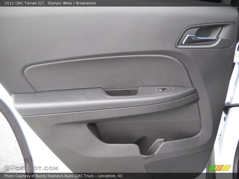 Olympic White / Brownstone 2012 GMC Terrain SLT