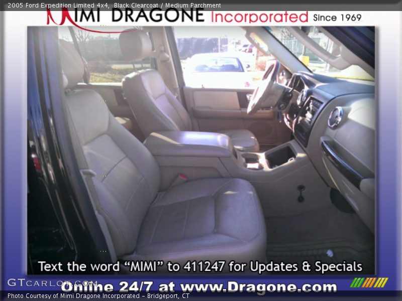 Black Clearcoat / Medium Parchment 2005 Ford Expedition Limited 4x4