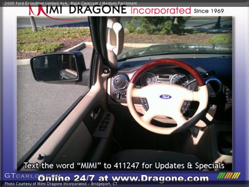 Black Clearcoat / Medium Parchment 2005 Ford Expedition Limited 4x4