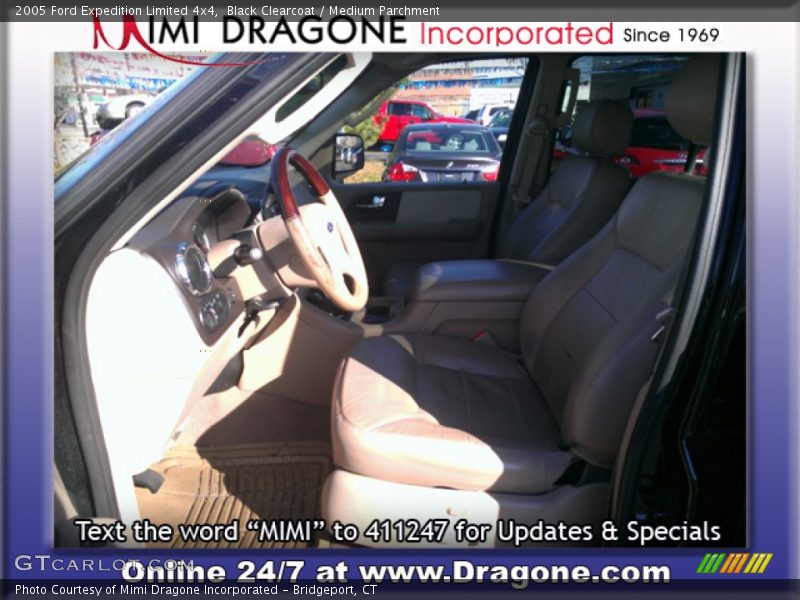 Black Clearcoat / Medium Parchment 2005 Ford Expedition Limited 4x4