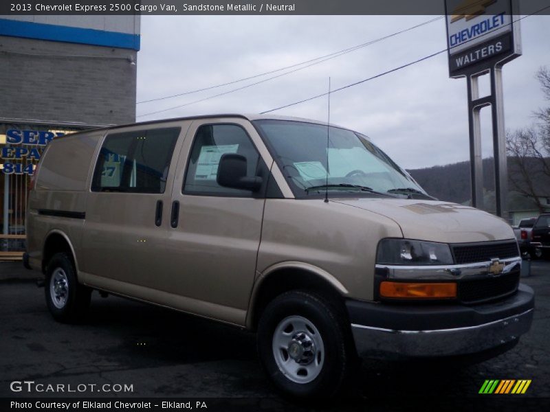 Sandstone Metallic / Neutral 2013 Chevrolet Express 2500 Cargo Van