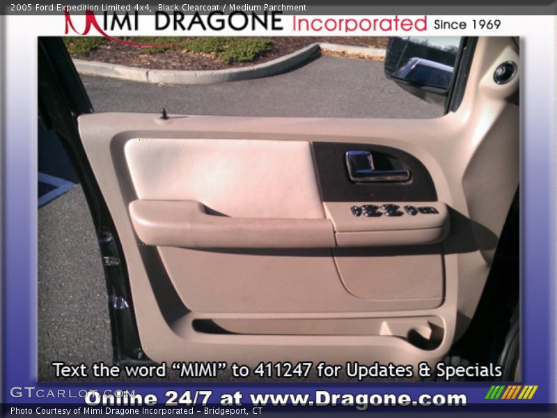 Black Clearcoat / Medium Parchment 2005 Ford Expedition Limited 4x4