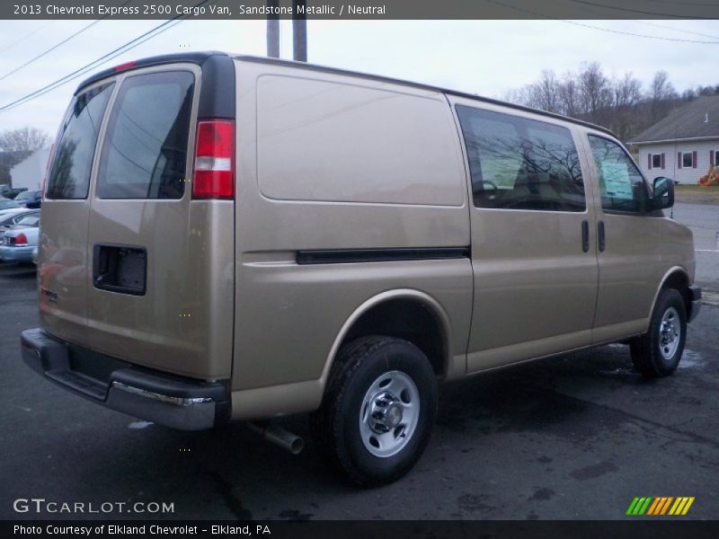 Sandstone Metallic / Neutral 2013 Chevrolet Express 2500 Cargo Van