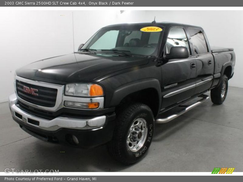 Onyx Black / Dark Pewter 2003 GMC Sierra 2500HD SLT Crew Cab 4x4