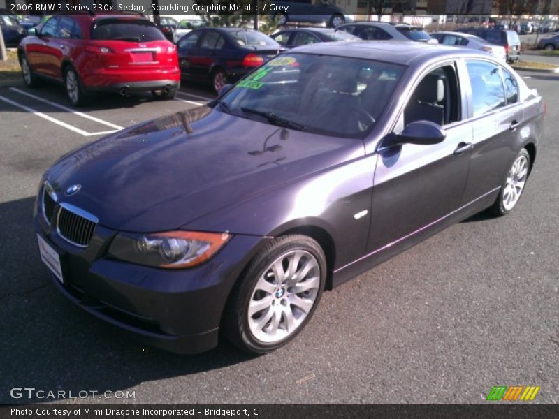 Sparkling Graphite Metallic / Grey 2006 BMW 3 Series 330xi Sedan