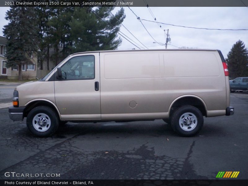 Sandstone Metallic / Neutral 2013 Chevrolet Express 2500 Cargo Van
