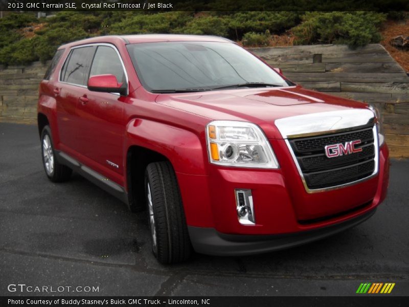 Crystal Red Tintcoat / Jet Black 2013 GMC Terrain SLE