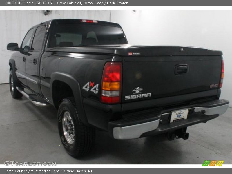 Onyx Black / Dark Pewter 2003 GMC Sierra 2500HD SLT Crew Cab 4x4