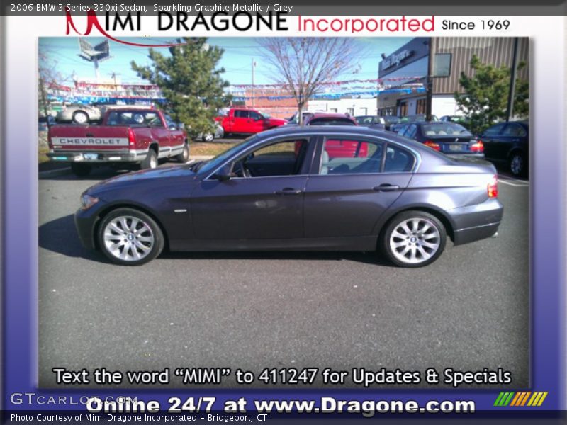 Sparkling Graphite Metallic / Grey 2006 BMW 3 Series 330xi Sedan