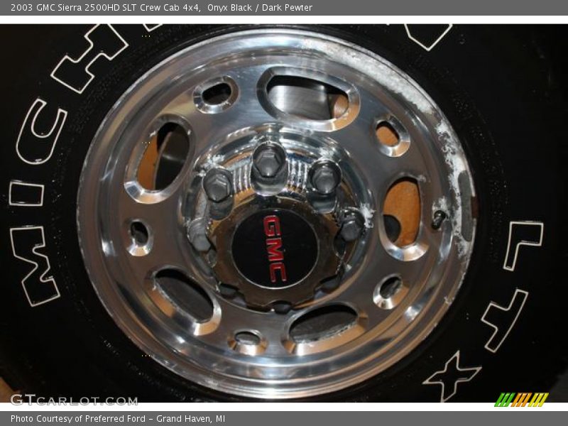Onyx Black / Dark Pewter 2003 GMC Sierra 2500HD SLT Crew Cab 4x4