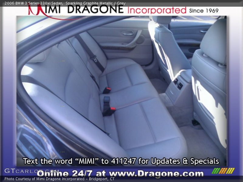 Sparkling Graphite Metallic / Grey 2006 BMW 3 Series 330xi Sedan