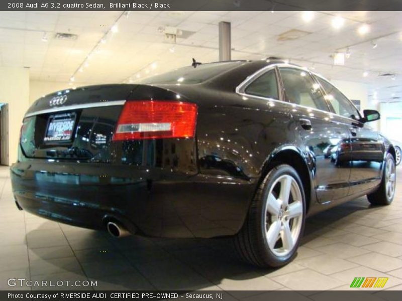 Brilliant Black / Black 2008 Audi A6 3.2 quattro Sedan