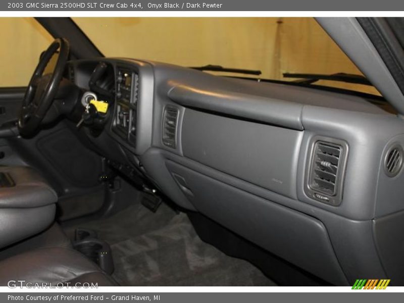 Onyx Black / Dark Pewter 2003 GMC Sierra 2500HD SLT Crew Cab 4x4