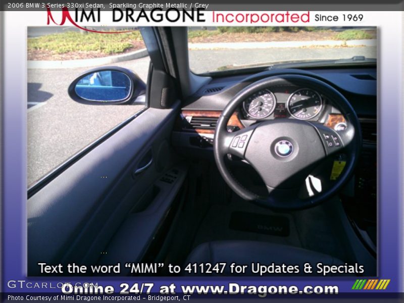 Sparkling Graphite Metallic / Grey 2006 BMW 3 Series 330xi Sedan