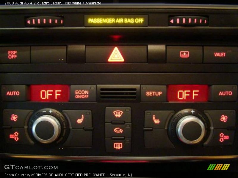 Ibis White / Amaretto 2008 Audi A6 4.2 quattro Sedan
