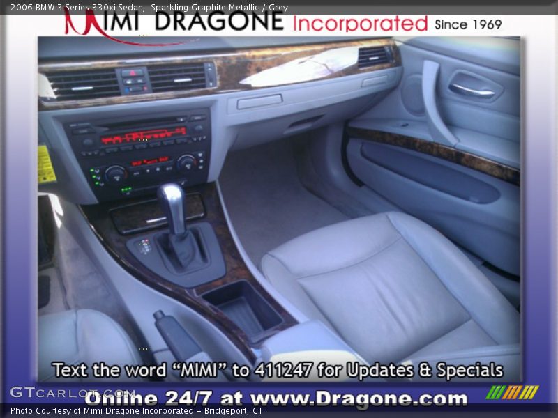 Sparkling Graphite Metallic / Grey 2006 BMW 3 Series 330xi Sedan