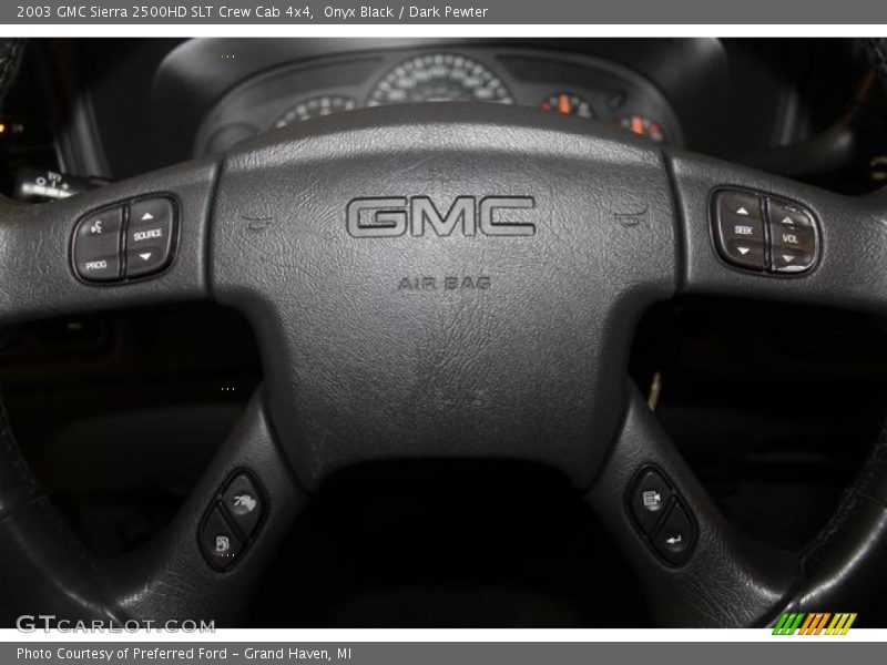 Onyx Black / Dark Pewter 2003 GMC Sierra 2500HD SLT Crew Cab 4x4