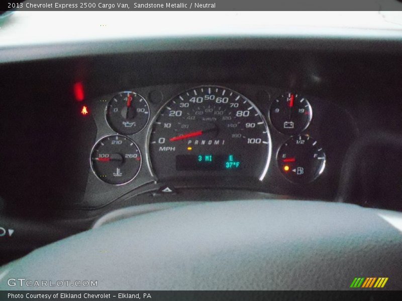 Sandstone Metallic / Neutral 2013 Chevrolet Express 2500 Cargo Van
