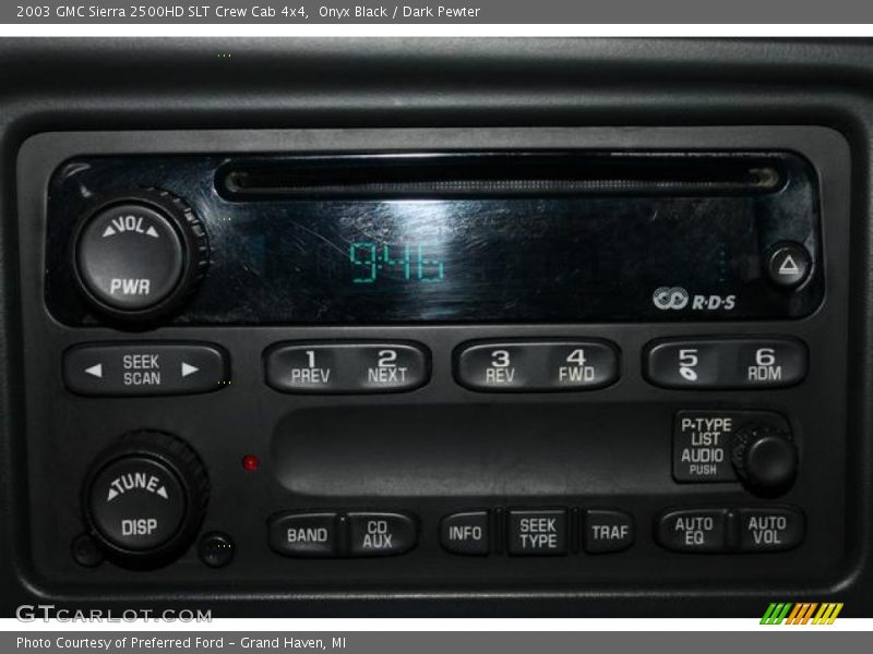 Onyx Black / Dark Pewter 2003 GMC Sierra 2500HD SLT Crew Cab 4x4