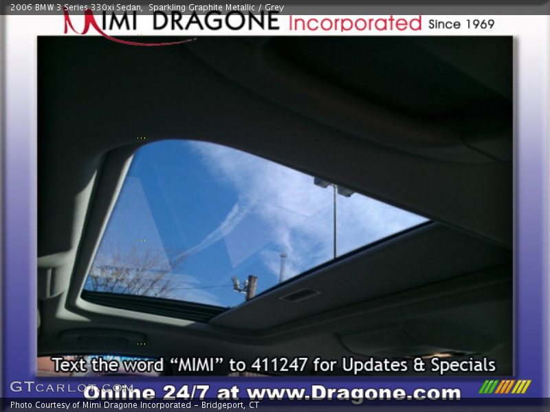 Sparkling Graphite Metallic / Grey 2006 BMW 3 Series 330xi Sedan