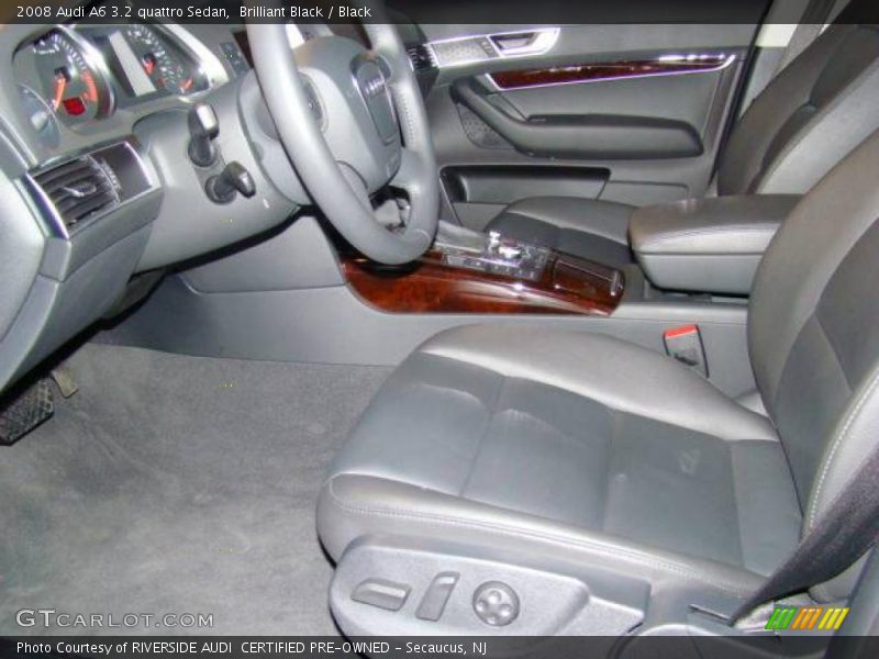 Brilliant Black / Black 2008 Audi A6 3.2 quattro Sedan