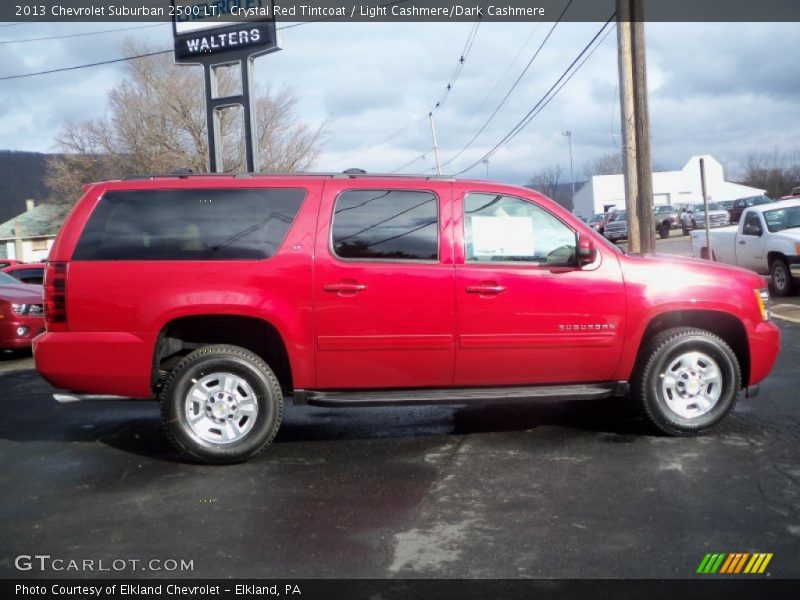Crystal Red Tintcoat / Light Cashmere/Dark Cashmere 2013 Chevrolet Suburban 2500 LT