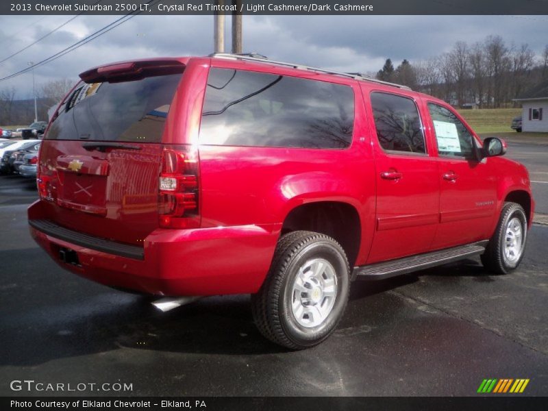 Crystal Red Tintcoat / Light Cashmere/Dark Cashmere 2013 Chevrolet Suburban 2500 LT