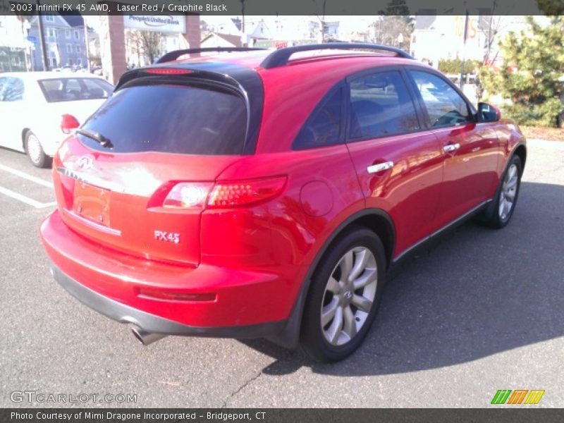 Laser Red / Graphite Black 2003 Infiniti FX 45 AWD