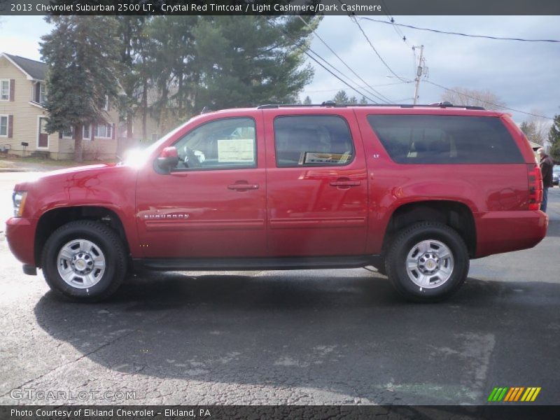 Crystal Red Tintcoat / Light Cashmere/Dark Cashmere 2013 Chevrolet Suburban 2500 LT