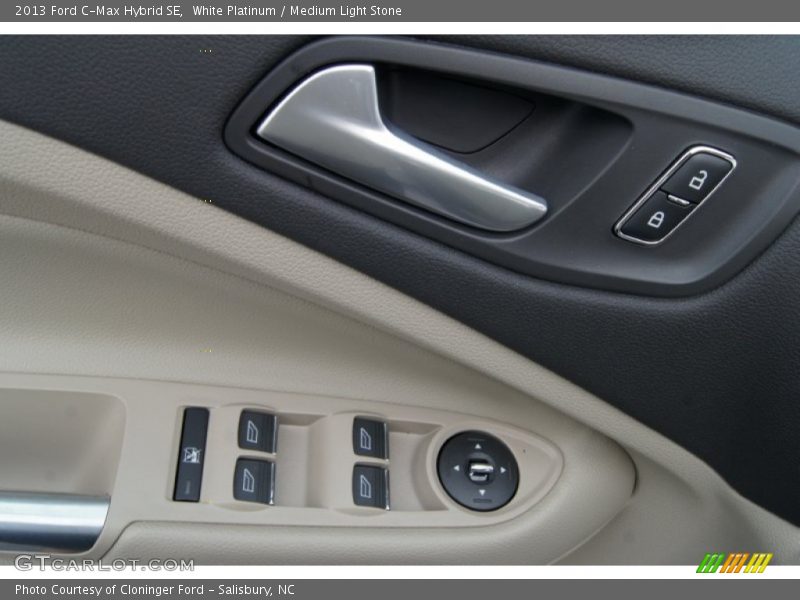 White Platinum / Medium Light Stone 2013 Ford C-Max Hybrid SE